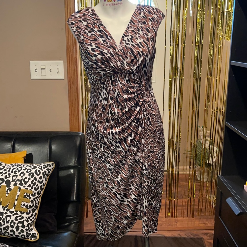 Faux Wrap Dress